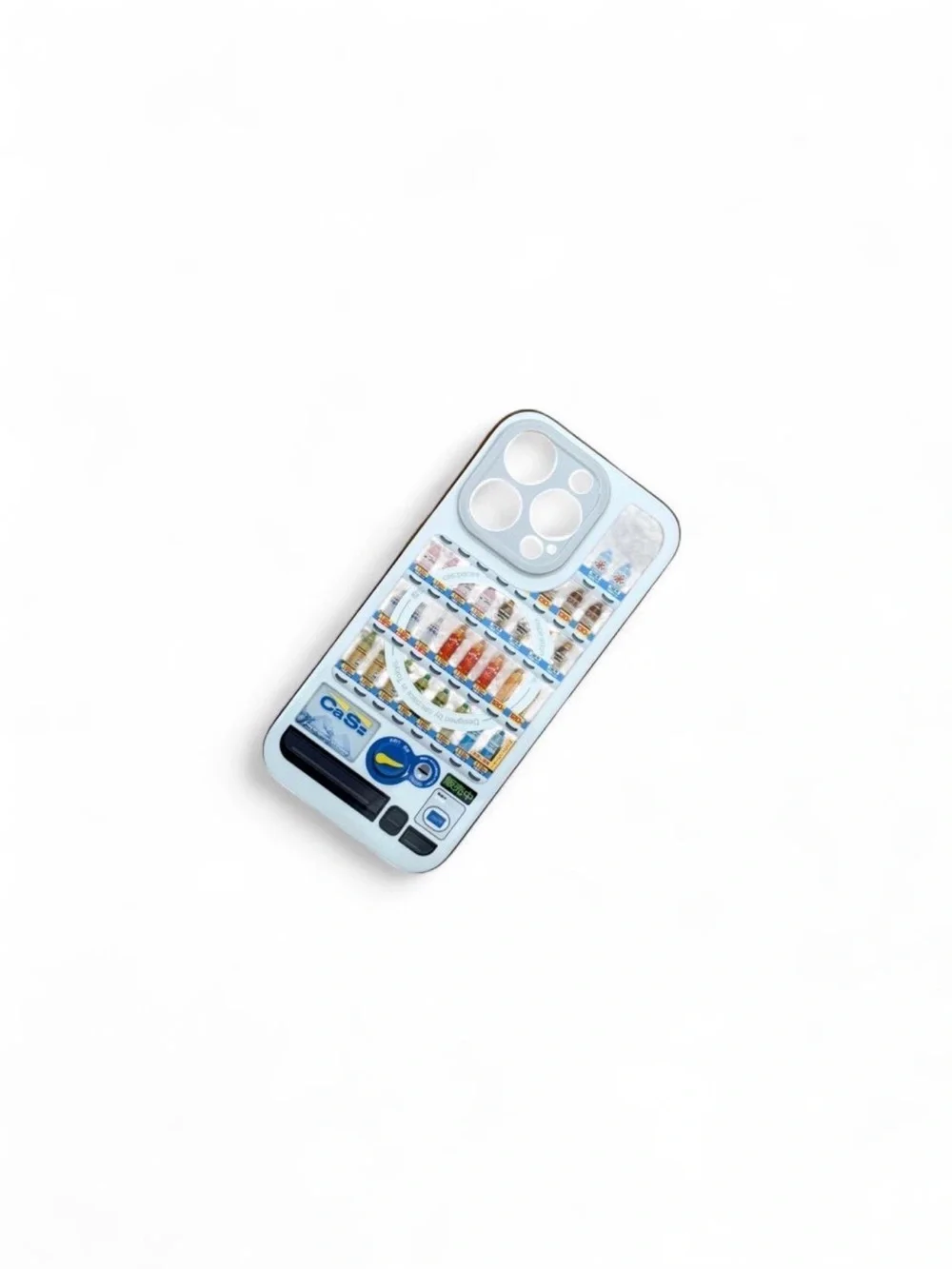 Light Blue Japan Vending Machine Graphic Phone Case - Cas:pace iPhone 16 Pro